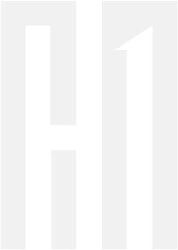 에이치원건설 로고